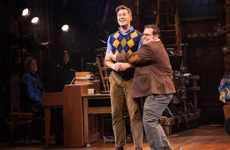 Andrew Rannells and Josh Gad in Gutenberg! The Musical