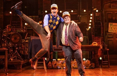 Andrew Rannells and Josh Gad in Gutenberg! The Musical