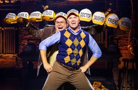 Andrew Rannells and Josh Gad in Gutenberg! The Musical