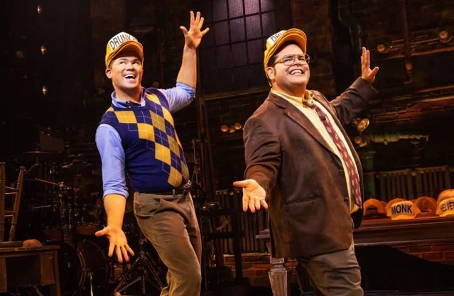 Andrew Rannells and Josh Gad in Gutenberg! The Musical