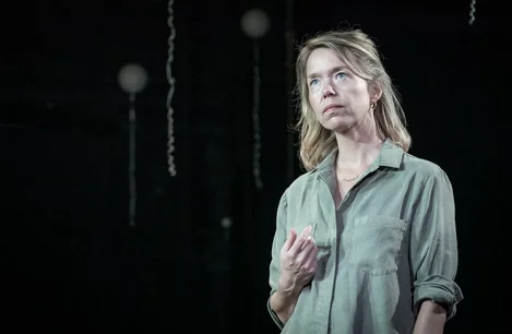 Anna Maxwell Martin in Constellations at the Vaudeville Theatre