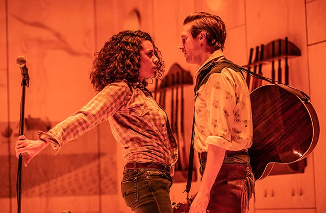 Anoushka Lucas and Arthur Darvill in Oklahoma at Wyndhams Theatre