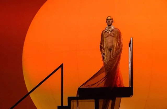 Anthony Roth Costanzo in Akhnaten at London Coliseum