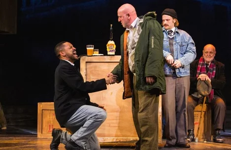 Aron Julius and Dominic Carter in Boys from the Blackstuff