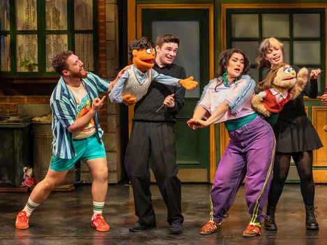 Brian, Princeton, Christmas Eve and Kate Monster in Avenue Q