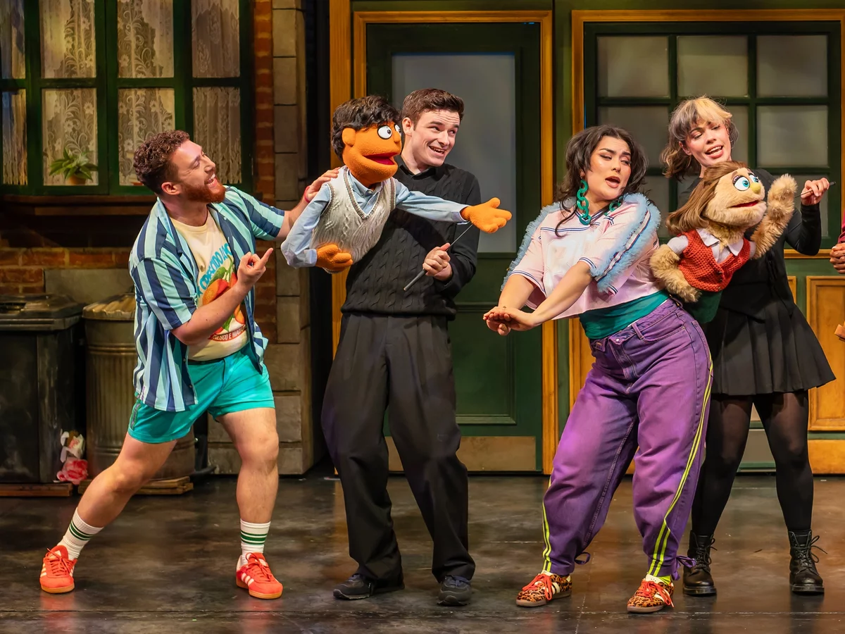 Brian, Princeton, Christmas Eve and Kate Monster in Avenue Q