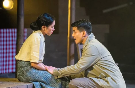 Aynrand Ferrer and Telly Leung in George Takei's Allegiance