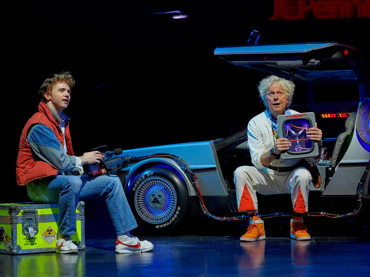 Caden Brauch and Brian Conley star in Back to the Future