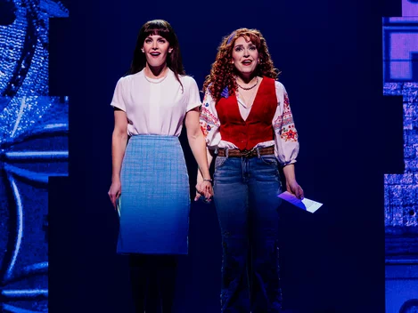 Jessica Vosk and Kelli Barrett in Beaches the Musical