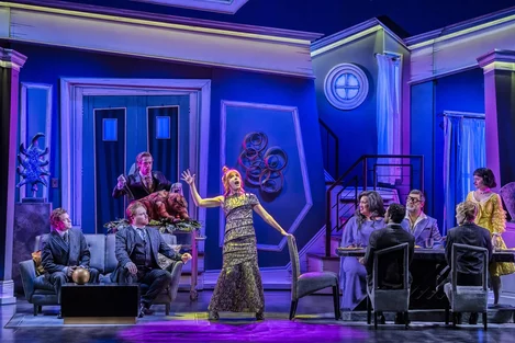 The cast of Beetlejuice in London's West End