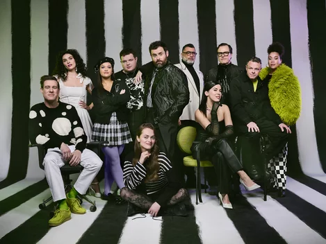 The West End cast of Beetlejuice