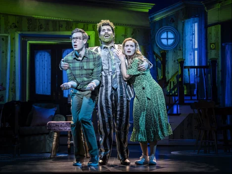 Beetlejuice and The Maitlands in Beetlejuice, West End