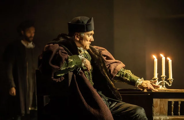 Ben Miles (Thomas Cromwell) in The Mirror and the Light at the Gielgud Theatre