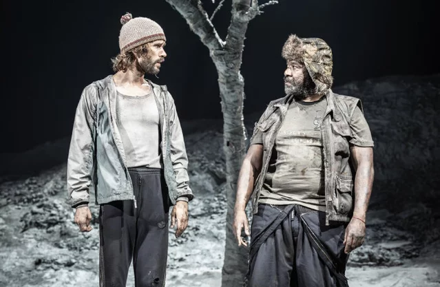 Ben Whishaw and Lucian Msamati in Waiting for Godot