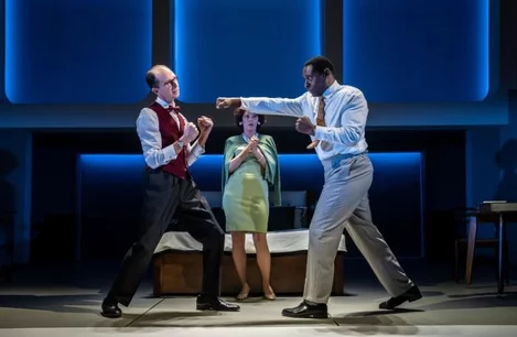 The cast of Best of Enemies in the West End