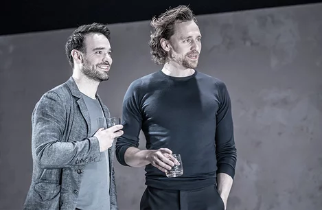 Tom Hiddleston and Charlie Cox in Betrayal at the Harold Pinter Theatre, London