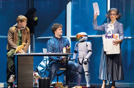 Jay McGuinness and the cast of Big the Musical at the Dominion Theatre, London