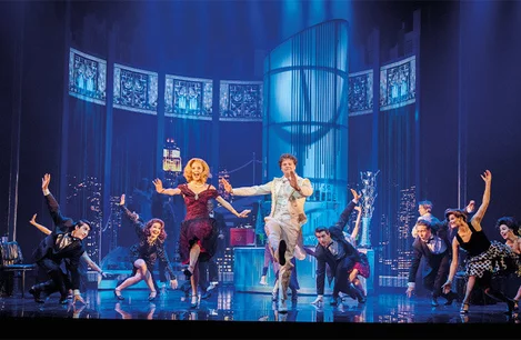 Jay McGuinness, Kimberley Walsh and the cast of Big the Musical at the Dominion Theatre, London