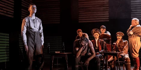 The cast of Birdsong at Alexandra Palace Theatre