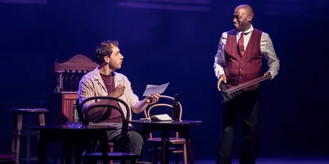 Tama Phethean and Dave Fishley in Birdsong