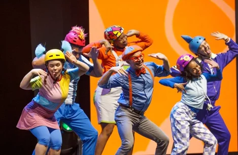 Blippi and the cast of the Wonderful World Tour