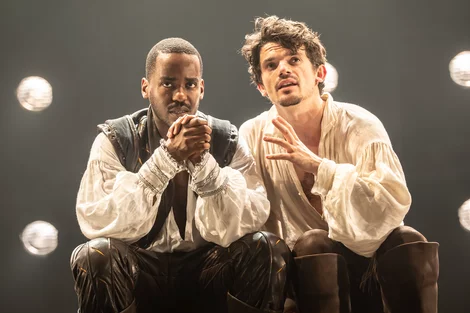 Marlowe and Shakespeare in Born With Teeth