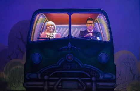 Brad and Janet driving in The Rocky Horror Show