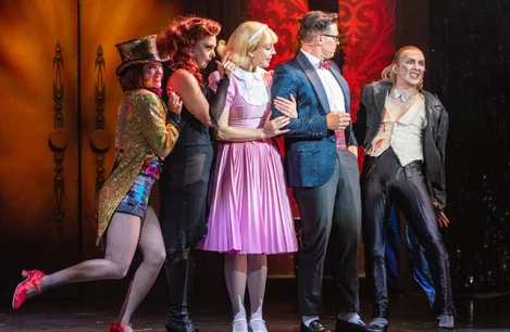 Brad and Janet meet the residents in The Rocky Horror Show