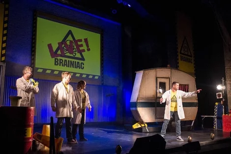 Brainiac Live! runs at London's Garrick Theatre