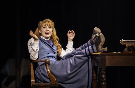 Bronté Barbé as Katherine Plumber in Newsies