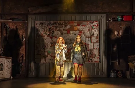 Bronté Barbé and Rebekah Hinds in the Kathy and Stella musical