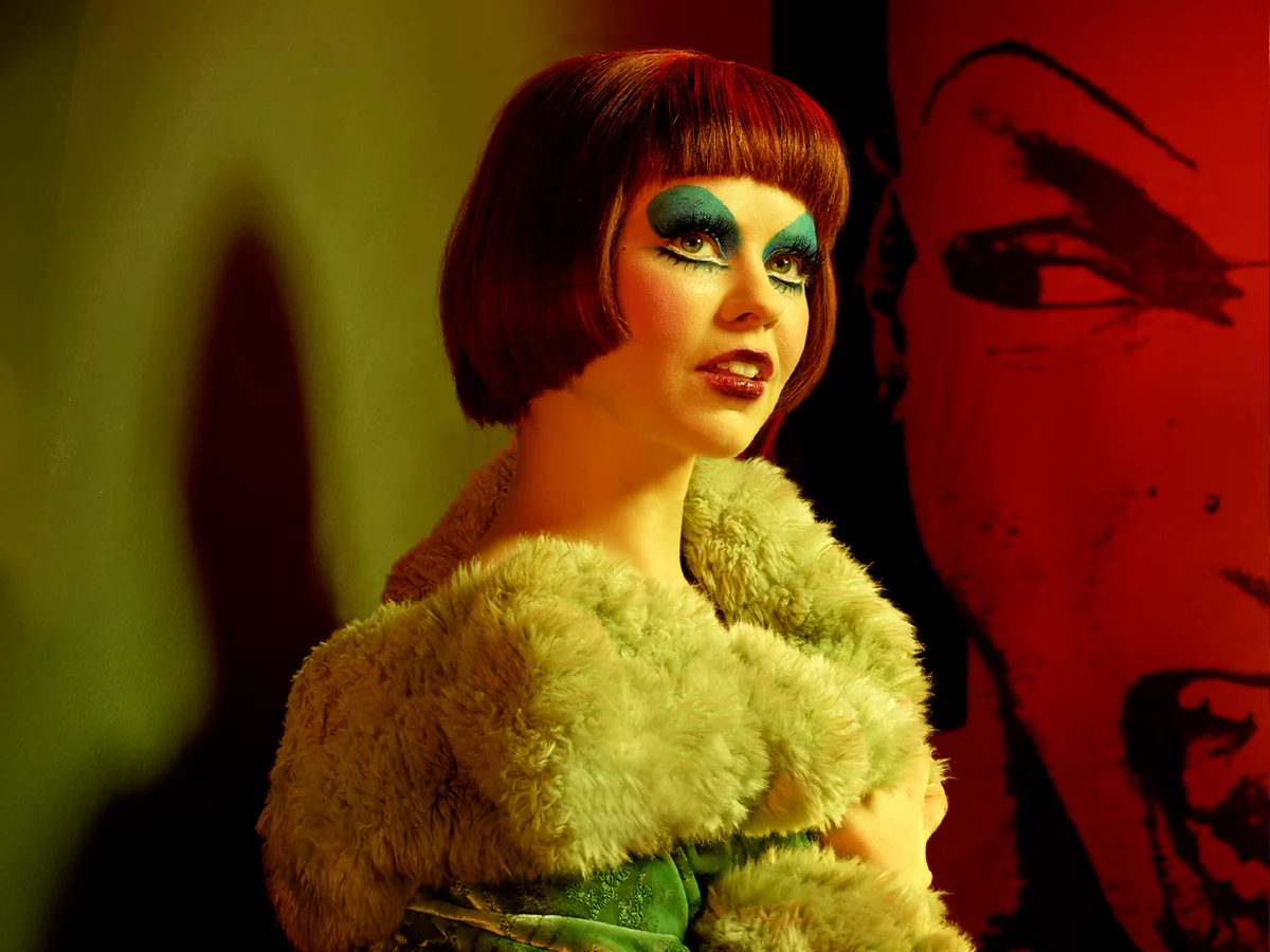 Katie Hall stars as Sally Bowles in Cabaret at the Kit Kat Club until May 23rd