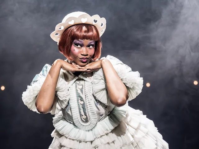 Joy Wood stars as Sally Bowles in Cabaret
