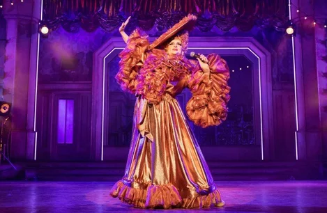 Carl Mullaney as Albin in La Cage Aux Folles at Regent's Park