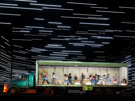The cast of Carmen at New York's Metropolitan Opera