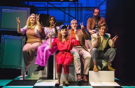 The cast of Falsettos at The Other Palace
