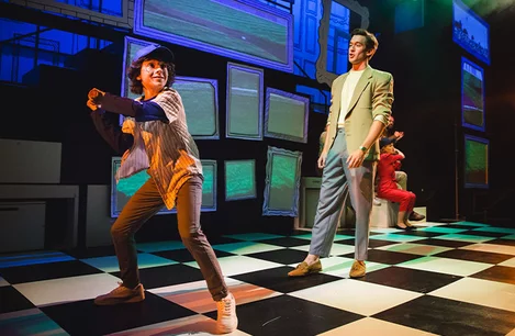 The cast of Falsettos at The Other Palace