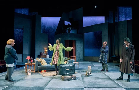 The cast of John Gabriel Borkman at the Bridge Theatre