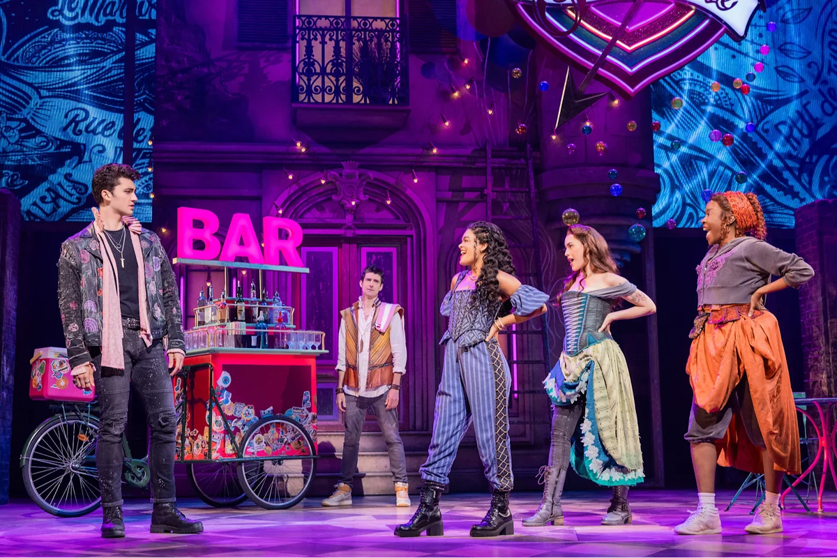 The cast of & Juliet on Broadway