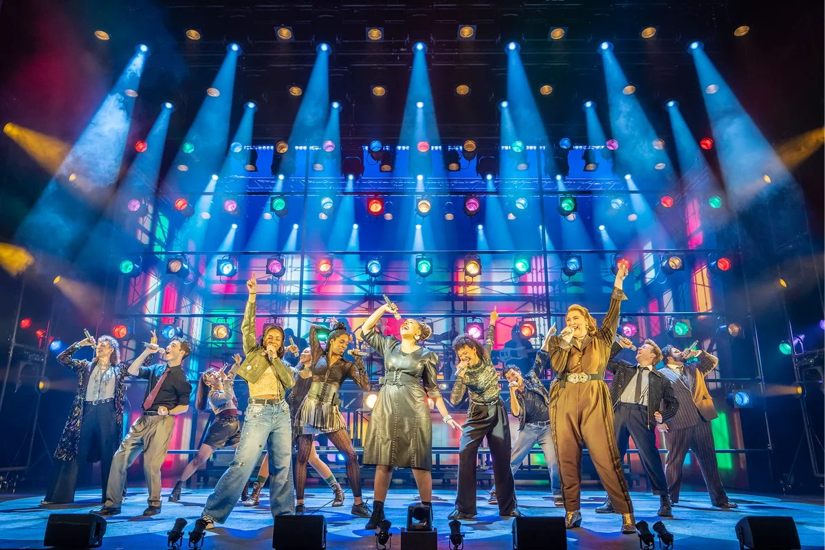 The cast of Just For One Day at Shaftsbury Theatre