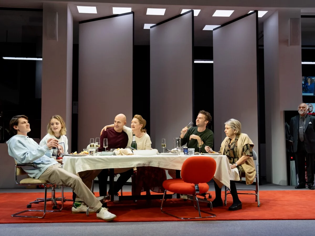 The cast of Oedipus on Broadway