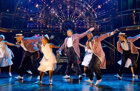 The cast of A Wonderful World on Broadway