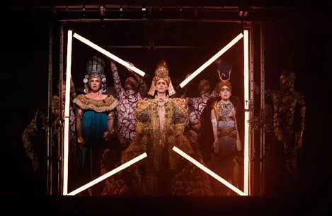 The cast of Akhnaten at London Coliseum
