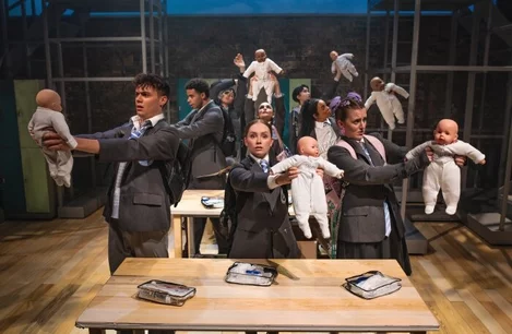 The cast of Babies at The Other Palace
