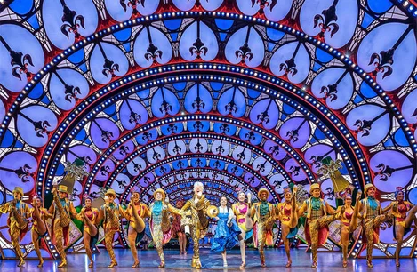 The cast of Beauty and the Beast at the London Palladium