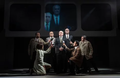 The cast of Best of Enemies in the West End