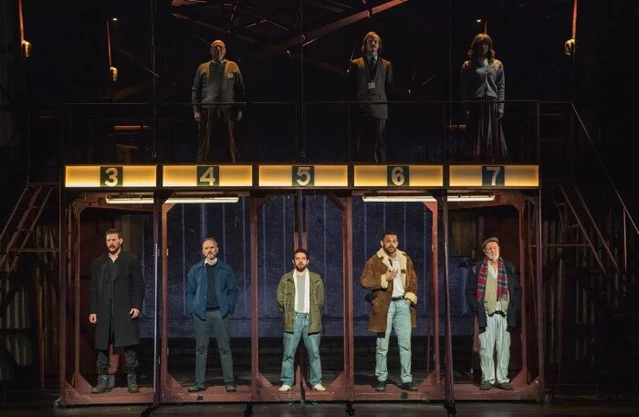 The cast of Boys from the Blackstuff in the West End