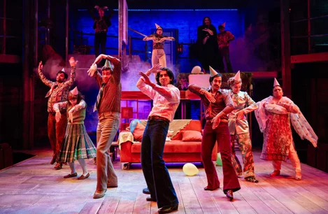 The cast of The Buddha of Suburbia at the Barbican