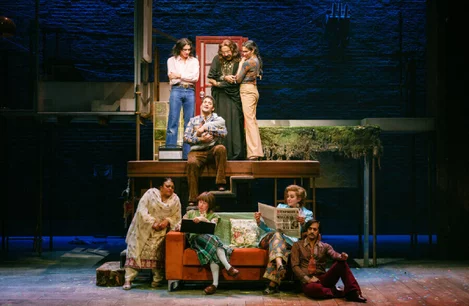 The cast of The Buddha of Suburbia at the Barbican