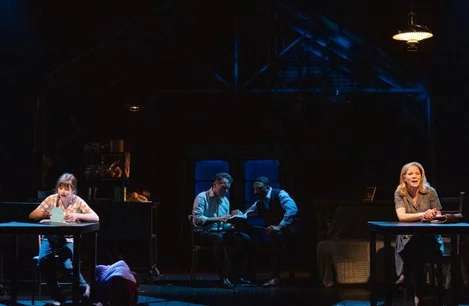 The cast of Days of Wine and Roses on Broadway